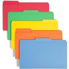SHC4200 File Folders, 1/3 Cut Top Tab, Legal, Assorted Colors, 100/BOX