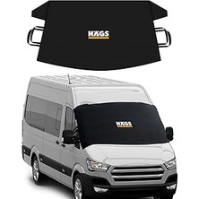SHC4200 Haegs Buz Kar Önleyici Araç Ön Cam Örtüsü Brandası | Ağır Hizmet Tipi 600D Oxford Kumaş | Arabal