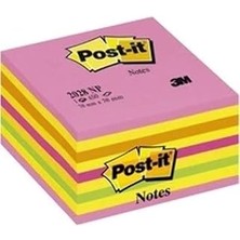 SHC4200 Post-It 2028-NP Küp Not, Gökkuşağı Pembe Tonları, 450 Yaprak, 76X76 mm