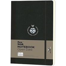 SHC4200 Flexbook 22 Esnek Notebook 13X21 Siyah Şerit Çizgili 192 Sayfa 85GR