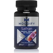 SHC4200 Moodify Safran, Magnezyum, Valerian, B6 Vitamini Edici Gıda 30 Kapsül