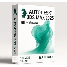 Autodesk 3ds Max 2025 (Windows) - 1 Pc 3 Yıl Dijital Kod (Hemen Teslim)