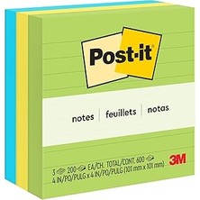 SHC4200 Post-It Notlar, 10,2 x 10,2 Cm, 3 Blok, Amerika'nın 1 Favori Not Defteri, Floral Fantasy Kolek