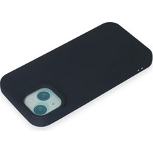 Epilons Mey Ithalat® Iphone 15 Kılıf Nano Içi Kadife Silikon - Lacivert