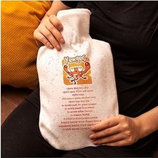 SHC4200 Hediyesepeti Yengeç Burcu Arkadaşa Hediye Sıcak Su Torbası - Tasarım Kılıflı Termofor - El Ayak Isı