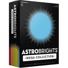 SHC4200 Astrobrights Mega Koleksiyon, Renkli Kağıt, Klasik" 5 Renkli Çeşitli, 625 Yaprak, 10,9 Kg/89 G