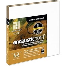 SHC4200 Ampersand Supply Ahşap Boyama Paneli: Müze Serisi Encausticbord, 6x6, 1/8 Inç Derinlik 4