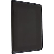 SHC4200 2k 412-3 Sekreter Notluğu A4 Sekreterlik Dosyası Deri Kapaklı Sekreter Tablası, Lacivert