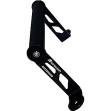 SHC4200 Noratech Moto Telefon Tutucu Standı Gps Navigasyon Braketi, Bajaj Rs 200 Için Uyumlu, Siyah Meta