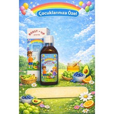 Boost Up Nutrition Kids Children Bitkisel Şurup Doğal Karbonhidrat Yardımcısı Bitkisel Gainer Appetite Weight Gain 150 ml