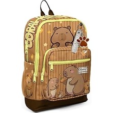 SHC4200 Coral High Kids Kapibara Desenli Okul Sırt Çantası 23783