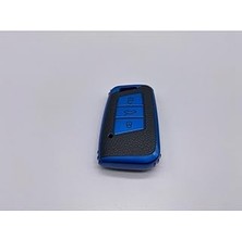 SHC4200 Parça Deponuz (1172) Anahtar Kabı, Anahtar Kılıfı. Süperlüx Volkswagen Passat B8, B8,5 ile Uyumlu