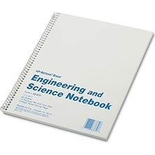 SHC4200 National Mühendislik &amp; Bilim Notebook, Beyaz, 27,9 x 21,6 cm 60 Yaprak (33610)