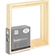 SHC4200 Ampersand Ahşap Paneller Için Floaterframe 17,72 cm Derinlik, Ince, 25,72 x 25,72 Cm, Akçaağaç (Fth