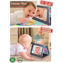 Feyza Design Eğitici Tummy Time Aynalı Zeka Kartları Oyun Seti