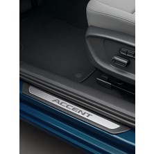 Fams Otomotiv Hyundai Accent Krom Kapı Eşiği 4 Parça Paslanmaz Çelik Abs Çerçeve