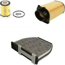 Sardes Filtre Seti Mercedes C Serisi T-Model S204 C 180 2008-2014 3lü Hava + Yağ F. + Polen