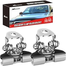 SHC4200 Nilight LED Işık Çubuğu Montaj Braketi 2 Adet Evrensel Ayarlanabilir Sütun Hood Çalışma Lambası Mon