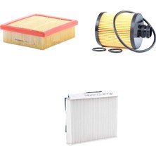 Sardes Filtre Seti Fiat 500X 1.6 D Dizel 110 Bg 3lü Hava + Yağ F. + Polen