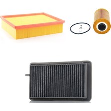 Sardes Filtre Seti Bmw 3 Serisi E36 325I Benzin 1992-1998 Klimalı 3lü Hava + Yağ F. + Polen