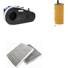 Sardes Filtre Seti Bmw 5 Serisi F10 520 D Dizel 2011-2016 3lü Hava + Yağ F. + Polen
