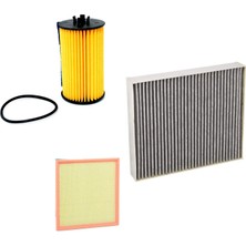 Sardes Filtre Seti Opel Astra J 1.6 Cdti 2010+ Dizel 3lü Hava + Yağ F. + Polen