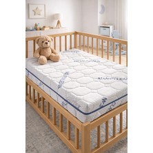 Artex 12Cm Nano Süngerli Bebek Çocuk Beşik Yatağı 70x110 Yıkanabilir Kılıflı Park Yatak Oyun Parkı