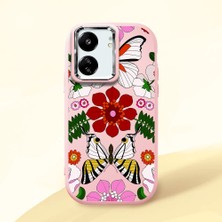 Ucuc Poco C65 Uyumlu Darbe Emici Kamera Korumalı Pembe Silikon Kılıf