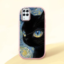 Ucuc Samsung Galaxy A12/M12 Uyumlu Darbe Emici Kamera Korumalı Pembe Silikon Kılıf