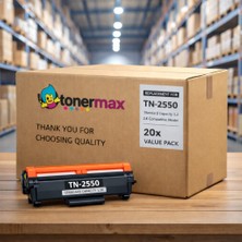 tonermax Brother TN-2550 Muadil Toner 20'li Paket / HL-L2461DN / MFC-L2806DW / MFC-L2861DW / MFC-L2886DW