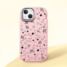 Ucuc iPhone 13/14 Uyumlu Darbe Emici Kamera Korumalı Pembe Silikon Kılıf