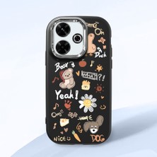 Ucuc Redmi 13/13X Uyumlu Darbe Emici Kamera Korumalı Siyah Silikon Kılıf