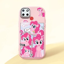 Ucuc Realme C25/C25S Uyumlu Darbe Emici Kamera Korumalı Pembe Silikon Kılıf