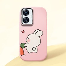 Ucuc Realme C55 Uyumlu Darbe Emici Kamera Korumalı Pembe Silikon Kılıf