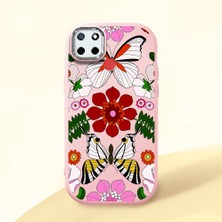 Ucuc Realme C25/C25S Uyumlu Darbe Emici Kamera Korumalı Pembe Silikon Kılıf