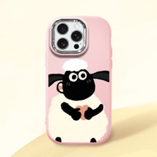 Ucuc iPhone 15 Pro Max Uyumlu Darbe Emici Kamera Korumalı Pembe Silikon Kılıf