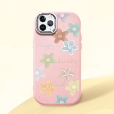 Ucuc iPhone 11 Pro Max Uyumlu Darbe Emici Kamera Korumalı Pembe Silikon Kılıf