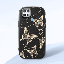 Ucuc Oppo A15/A15S Uyumlu Darbe Emici Kamera Korumalı Siyah Silikon Kılıf