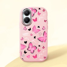 Ucuc Poco X7 Pro Uyumlu Darbe Emici Kamera Korumalı Pembe Silikon Kılıf
