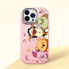 Ucuc iPhone 14 Pro Max Uyumlu Darbe Emici Kamera Korumalı Pembe Silikon Kılıf