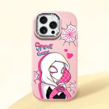 Ucuc iPhone 15 Pro Max Uyumlu Darbe Emici Kamera Korumalı Pembe Silikon Kılıf