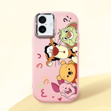 Ucuc iPhone 16 Plus Uyumlu Darbe Emici Kamera Korumalı Pembe Silikon Kılıf