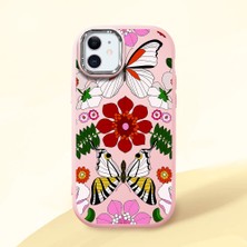 Ucuc iPhone 11 Uyumlu Darbe Emici Kamera Korumalı Pembe Silikon Kılıf