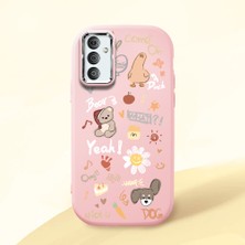Ucuc Samsung Galaxy M23/M13 Uyumlu Darbe Emici Kamera Korumalı Pembe Silikon Kılıf