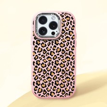 Ucuc iPhone 15 Pro Uyumlu Darbe Emici Kamera Korumalı Pembe Silikon Kılıf