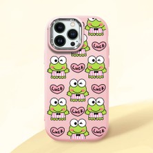 Ucuc iPhone 13 Pro Uyumlu Darbe Emici Kamera Korumalı Pembe Silikon Kılıf