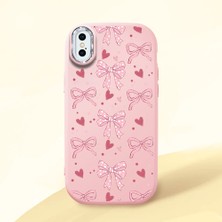 Ucuc iPhone Xs Max Uyumlu Darbe Emici Kamera Korumalı Pembe Silikon Kılıf