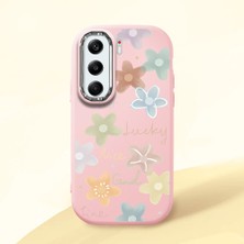 Ucuc Tecno Camon 40 Pro 5g(Cm7) Uyumlu Darbe Emici Kamera Korumalı Pembe Silikon Kılıf