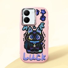 Ucuc Vivo Y77T/Y78M Uyumlu Darbe Emici Kamera Korumalı Pembe Silikon Kılıf