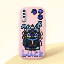 Ucuc Samsung Galaxy A50/A50S/A30S Uyumlu Darbe Emici Kamera Korumalı Pembe Silikon Kılıf